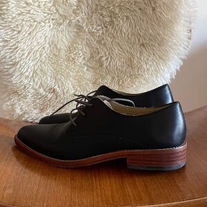 Nisolo Black Leather Oxford Shoes